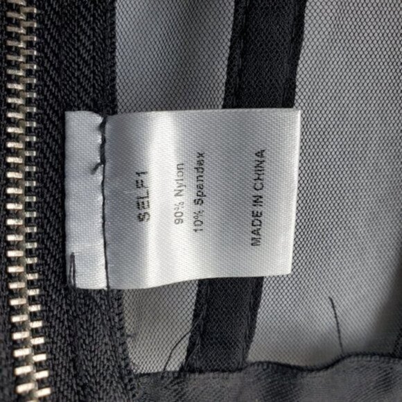 Black Mesh Corset Top - Picture 5 of 5